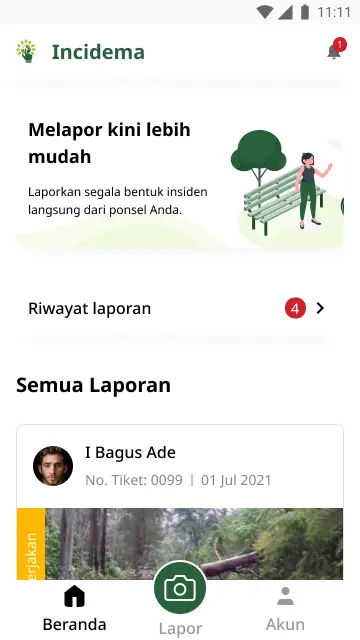 Incidema - Perhutani Apps